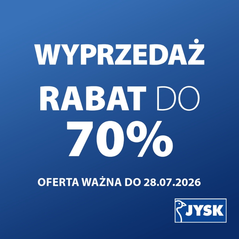 Letnia wyprzedaż w JYSK!